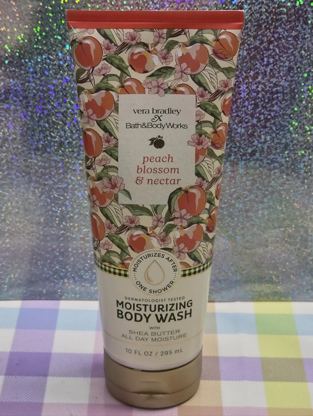 Bath Body Works Vera Bradley Peach Blossom Nectar Body Wash & Mist Set New RARE